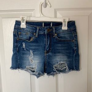 Dark wash Indigo Rein jean shorts